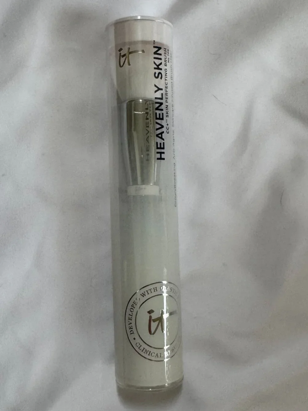 it Cosmetics Heavenly Skin, Skin Perfecting Blush, No 702 Brush